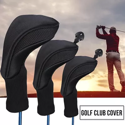 $12.23 • Buy Golf Club Head Covers Set Driver 1/3/5 Fairway Woods Headcovers 1 3 5 Fairway
