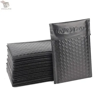 Black Poly Bubble Padded Shipping Mailers #000 #00 #0 #CD #1 #2 #3 #4 #5 #6 #7 • $8.08