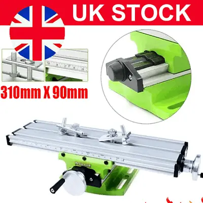 Worktable Milling Machine Work Table Cross X-Y Sliding Bench Drill Vice Tool • £24.92