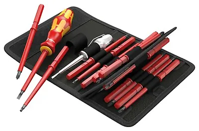 Wera 003474 Kraftform Kompakt VDE Insulated 16 Piece Screwdriver Set TX/PH/SL/PZ • £55.90