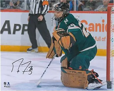 Marc-Andre Fleury Minnesota Wild Signed 16  X 20  Team Debut In Net Photo • $129.99