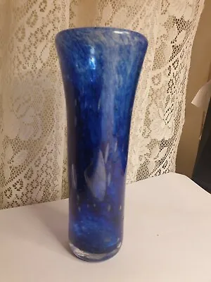 Vintage Scottish Art Glass Vase By Strathearn 17cm Tall • $95