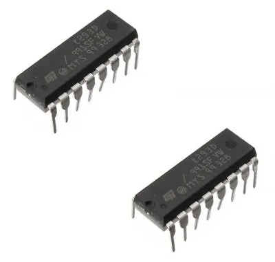 2 X L293D Motor Driver Chip Push Pull Four Channel Stepper H-bridge DIP IC • £2.99