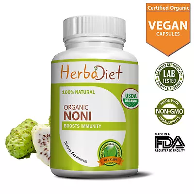 Organic Noni Fruit Capsules POWERFUL Morinda Citrifolia Weight Loss Energy Boost • $6.81