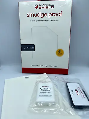 $4.99 • Buy ZAGG Invisible Shield Smudge-Proof Screen Protector For Apple IPad Mini / 2 / 3