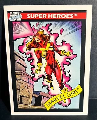 Impel Marvel 1990 Comics Superhero MARVEL GIRL #9 Trading Card. • $1.50