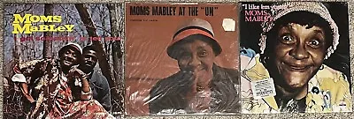 Vintage Comedy Lot Of 3 Moms Mabley Vinyl Records - Chess/Mercury - 60s / 70s • $12