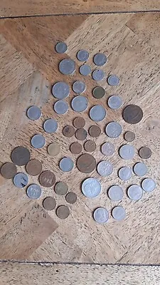 £10 • Buy Mixed FOREIGN Coins Job Lot Foreign Coins Collectable Coins