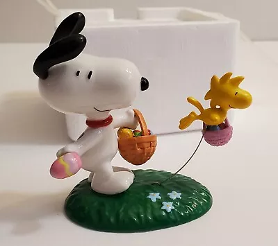 Peanuts Snoopy Wooodstock THE EASTER BEAGLE Figurine Dept 56 New In Box 2007 • $24.99