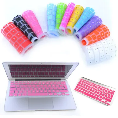 For Macbook Pro 15.5  13.3  Air 11.6  12  Silicone Front Back Keyboard Gel Cover • £7.99