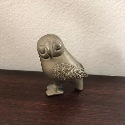 Vintage Brass Owl Figurine MId Century • $32.99