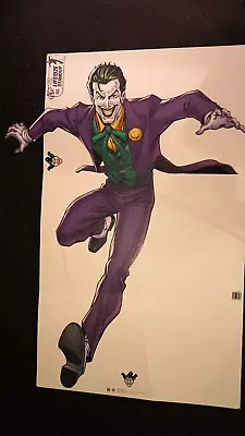 DC Comics The Joker Lifesize Cardboard Cutout Brand New • £50.19