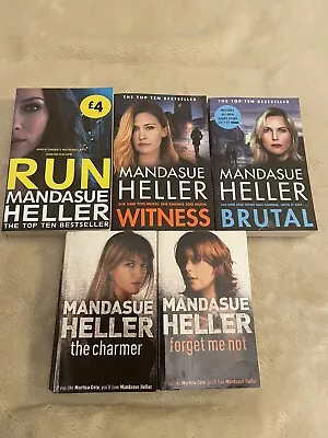 5 X Mandasue Heller Paperback Books - (Bundle Job Lot) #C628 • £6.95