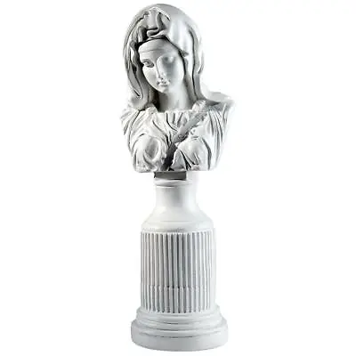 Italian Renaissance Michelangelo Replica Madonna Mother Mary Bust Sculpture • $95.23
