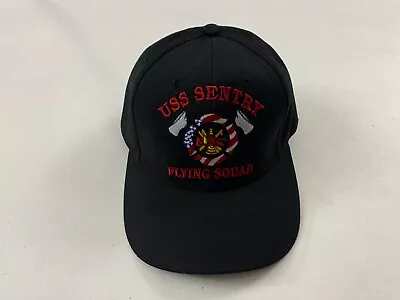 New USS SENTRY FLYING SQUAD The Corps United States BLACK  SNAPBACK • $27.99