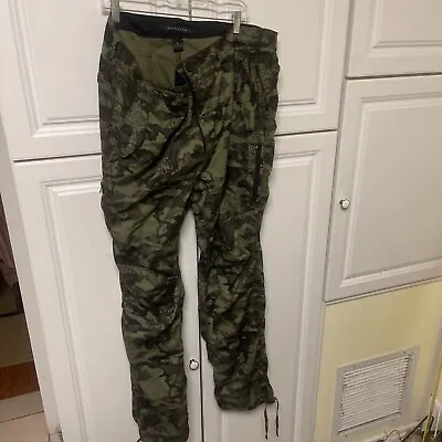 Sean John Flight Cargo Camo Parachute Pants Army Green Men Size 42x34 W42 L34 • $25