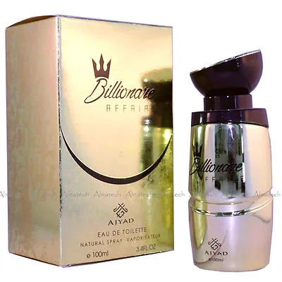 £9.99 • Buy Billionaire Affaire By Ajyad Fruty Halal Fragrance Attar EDP Spray Perfume 100ml