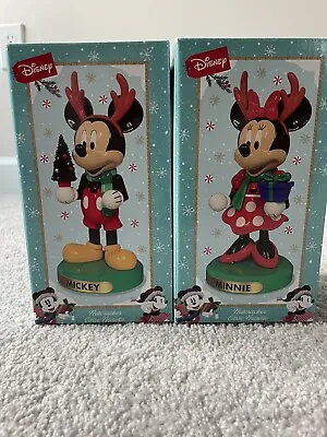 Disney Kurt S. Adler Mickey Minnie Mouse Nutcracker Set Of 2 • $99.99