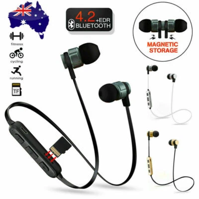 $12.95 • Buy Wireless Bluetooth Sport Headphones Earphones Headset For Apple IPhone XS Max