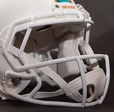 MIAMI DOLPHINS NFL Riddell Speed CU-S2BD-SW Football Helmet Facemask/Faceguard • $109.99