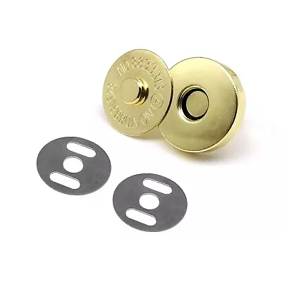 14mm 18mm No Sew Handbag Bag Purse Magnetic Snap Press Stud Button Closure Clasp • $3.99