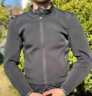 Dainese Professional Jacket Leather Short Rider Bike Paded Jacket Size 44 S • $275.08