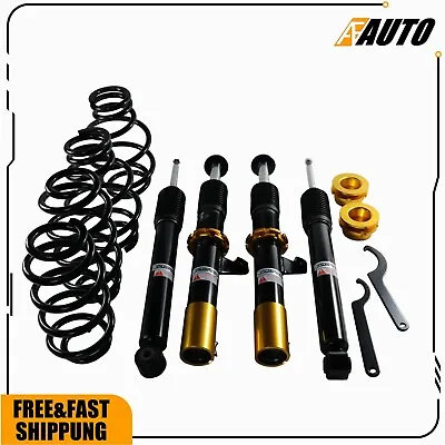 4PCS Coilover Struts For 2006-2014 VW MK5 MK6 GOLF/JETTA Suspension Spring Kit • $309.99