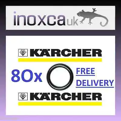80 O Rings For Karcher Hd Hds Hose Nozzle Jet Lance Gun Spare Joint Seals O-ring • £4.52