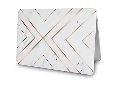 Macbook New Pro 13  A2159/A1708/A1989/A1706 Case Hard Cover White Marble Gold • $13