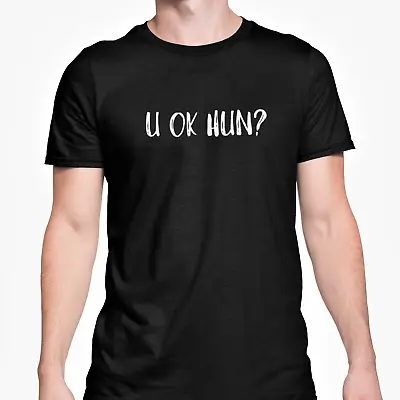 U OK HUN? Unisex T Shirt Funny Sarcastic Sassy Hun Text Novelty Gift Tee S -XL • £9.95