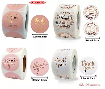 30/50/100pcs Large Thank You Stickers Labels Craft Paper Gift Sealing Decoration • $2.89