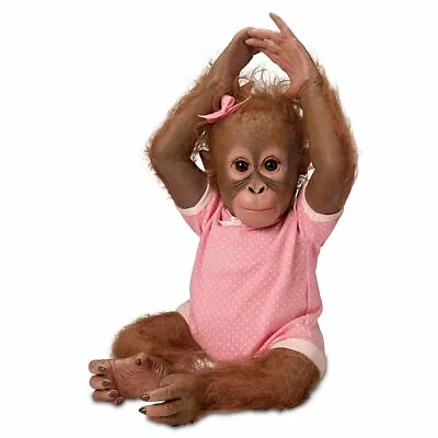 Ashton Drake Annabelle's Hugs So Truly Real Lifelike Baby Monkey Doll  • $138.43