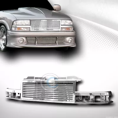 For 98-04 Chevy S10 Blazer/Truck Chrome Horizontal Front Bumper Grill Grille ABS • $139.95