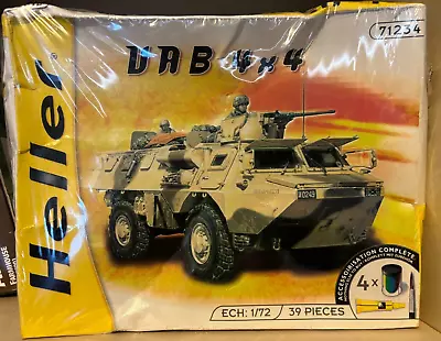 Vintage Heller 1/72 71234 VAB 4 X 4 Armoured Car Model Kit New Old Stock • $50