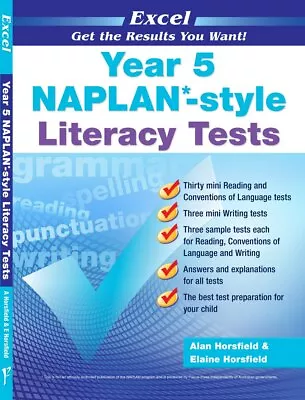 Excel Year 5 NAPLAN - Style Literacy Tests - 2022 New Edition • $25.95