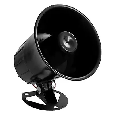 Car Alarm Siren: DC 12V 15W 115dB Loud Outdoor Wired Alarm Siren Horn For  • $23.55