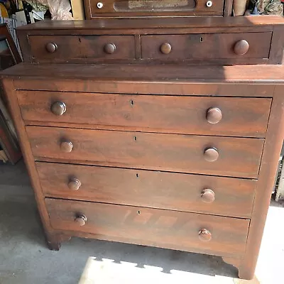 Antique Early Dresser American 1880's 6 Drawers • $295