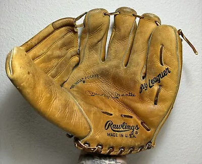 Vintage Mickey Mantle Signature Series Rawlings Baseball Mitt Leather Glove USA • $19.99