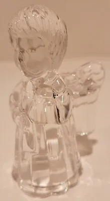 VTG Mikasa Cherub Angel Candle Holder  Austria Lead Crystal -4  - EUC • $5.95