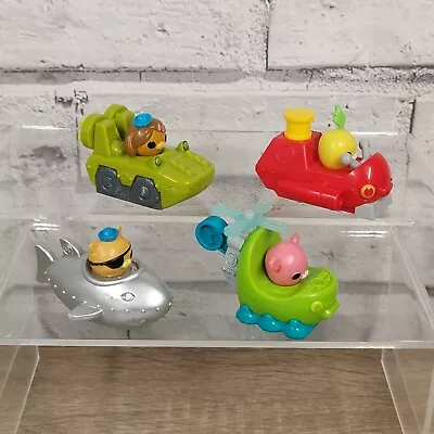 Octonauts Gup Speeders Octo Racers Bundle X4 Rollers Mini Gups Tunip Dashi  • £17.99