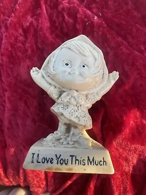 Antique R & W Berries Co's 1970 I Love You This Much Nik Nak • $9.98