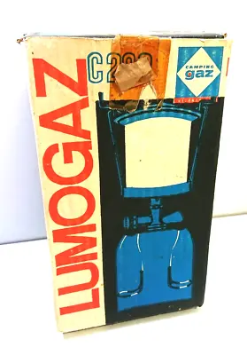 LUMOGAZ C200 Camping Gaz Lamp / Light With Mantles In Original Box New No Gas • £29.99