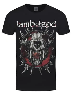 Lamb Of God LOG T-shirt Radial Men's Black • £16.99