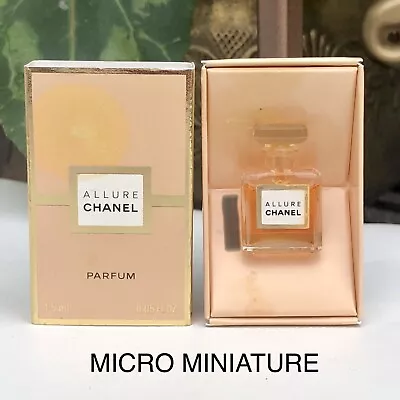 💝TINY Miniature Collector Chanel ALLURE Pure Parfum MICRO Mini Perfume NIB AGED • $37.50