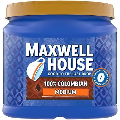 Maxwell House 100% Colombian Medium Roast Ground Coffee 24.5 Oz Canister • $13.30