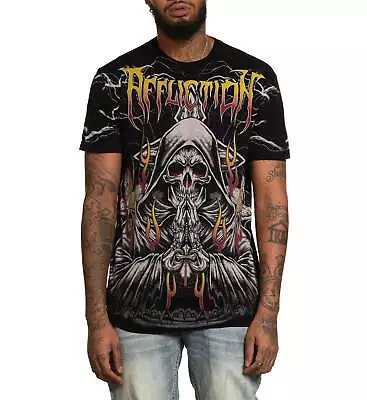 Affliction Men's T-shirt Phantom Fire • $34.95