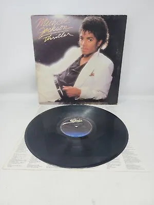 RARE Michael Jackson THRILLER Cover Error Vinyl Record QE 38112 1st Pressing • $49.99