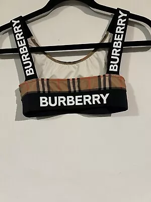 Burberry Nova Check Swim Bra 10y • $99