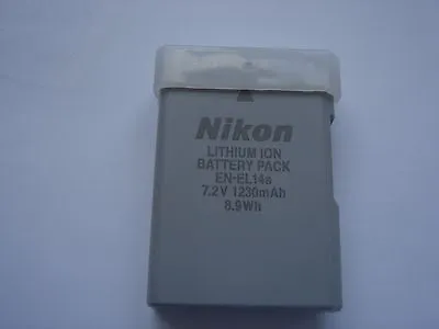 £69.14 • Buy Original Battery Nikon EN-EL14a 7.2V 1230mAh 8.9Wh Genuine New Accumulator