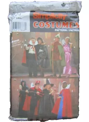 8 X Fancy Dress Costumes Sewing Pattern  UNCUT/UNUSED Teen-Adult Simplicity 8274 • £6.99